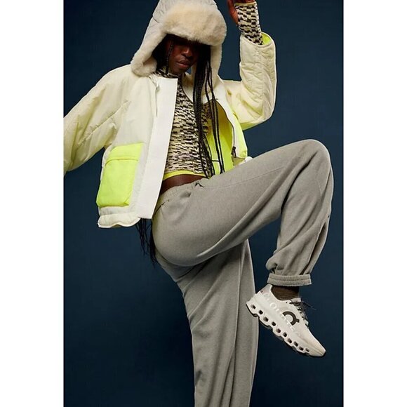 FREE PEOPLE Outta Left Field Jacket in Neon Green Size Small - Picture 15 of 15